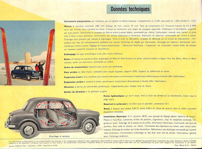 1953 Fiat 1100 Brochure image 4
