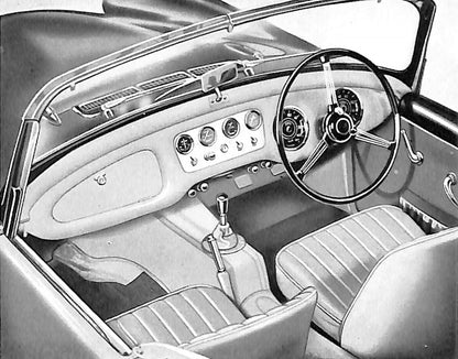 Daimler V8 SP250 Sports Foldout Brochure, #D59 1959 image 2