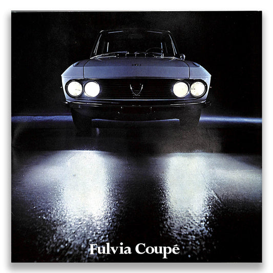 Lancia Fulvia Coupe Series 2 Car Sales Brochure #8799385 1972/73
