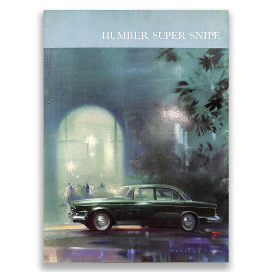 Humber Super Snipe Car Sales Brochure, #891/H 1962
