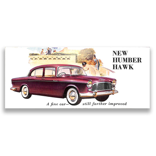 Humber Hawk Car Sales Brochure, #893/H 1962