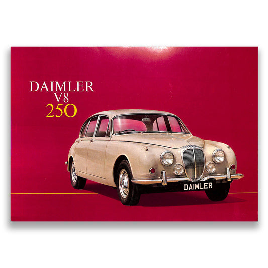 Daimler 250 V8 Foldout Brochure #9.67 1967