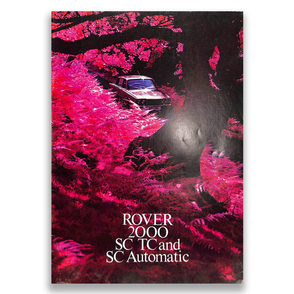 Rover 2000 Saloon Car Sales Brochure #R902/10.72 1972