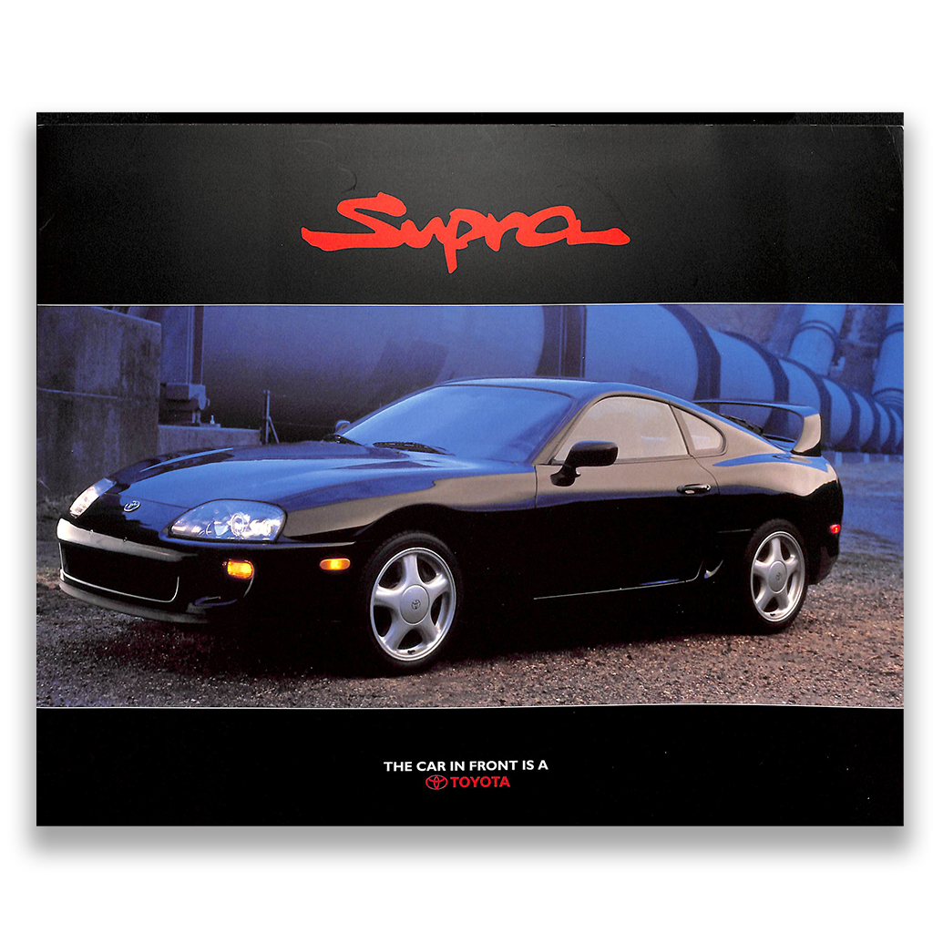 Toyota Supra Car Sales Brochure 90620-BR 1993