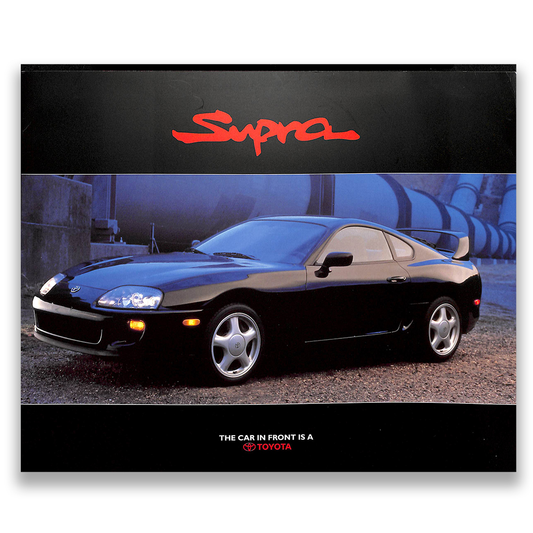 Toyota Supra Car Sales Brochure 90620-BR 1993