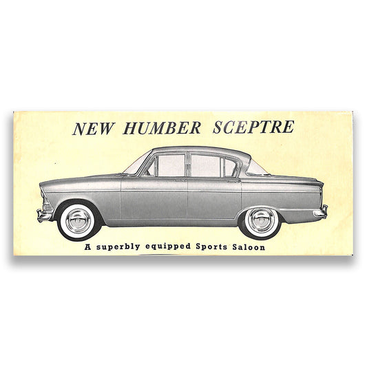 Humber Sceptre Car Sales Brochure, #936/H 1962