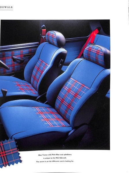 Rover Mini Sidewalk Car Sales Brochure 1995 #4821 image 4