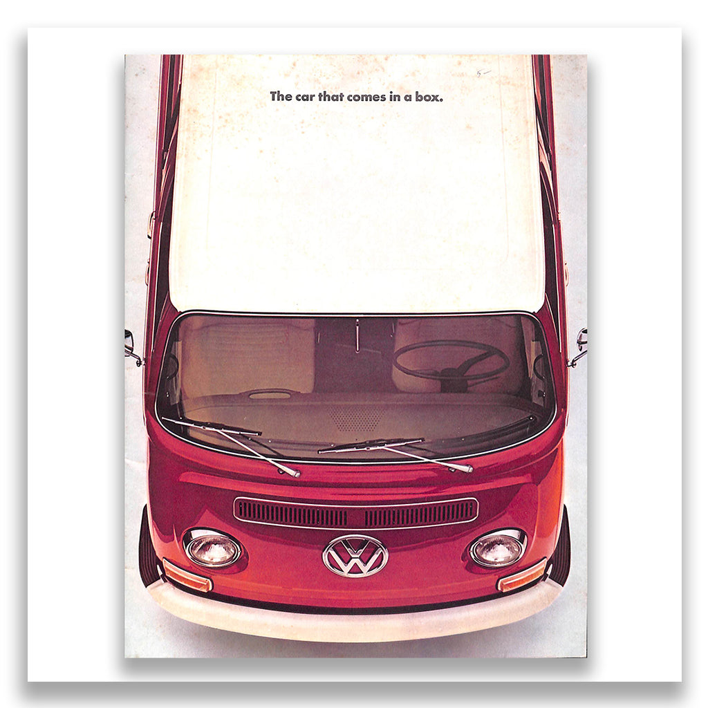 VW Microbus Car Sales Brochure, #96010 1970