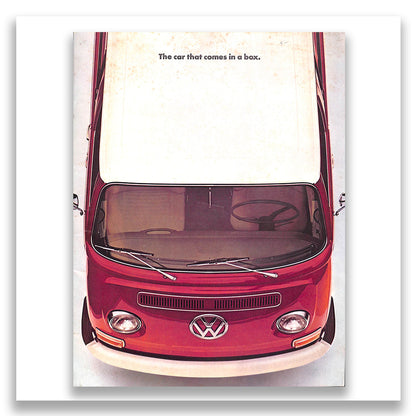 VW Microbus Car Sales Brochure, #96010 1970