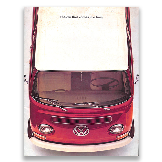 VW Microbus Car Sales Brochure, #96010 1970