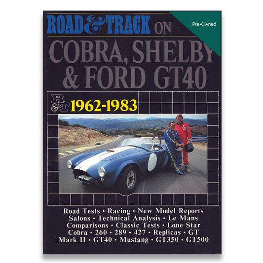 Road & Track on Cobra, Shelby and Ford GT40 1962-1992