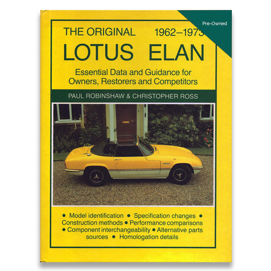 The Original Lotus Elan, 1962-73