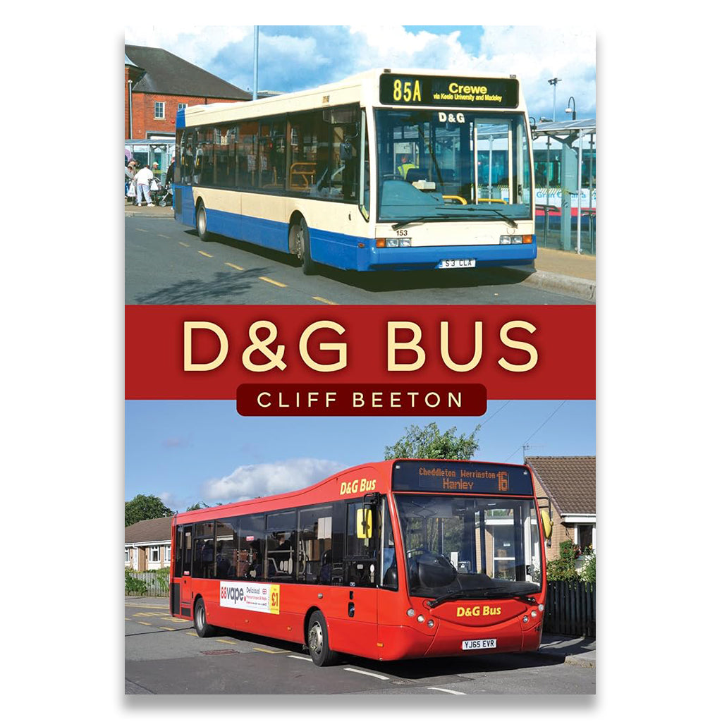 Two buses with 'D&G Bus' branding on a cover featuring the author's name.