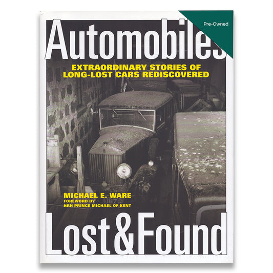 Book cover of 'Lost & Found' by Michael E. Ware featuring vintage cars.