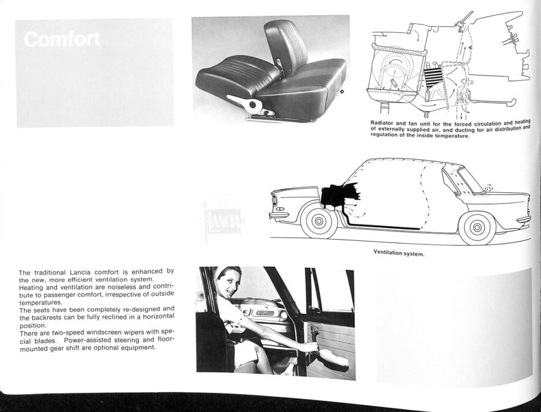 Lancia Flavia Car Sales Brochure, #8799204 1967 image 3