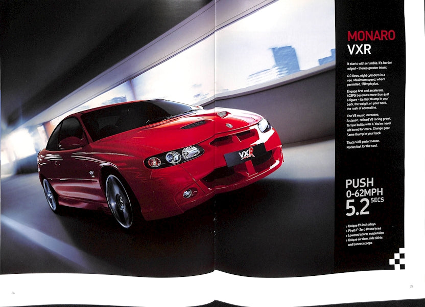 Vauxhall VXR Car Sales Brochure VM0505746 2005 image 3
