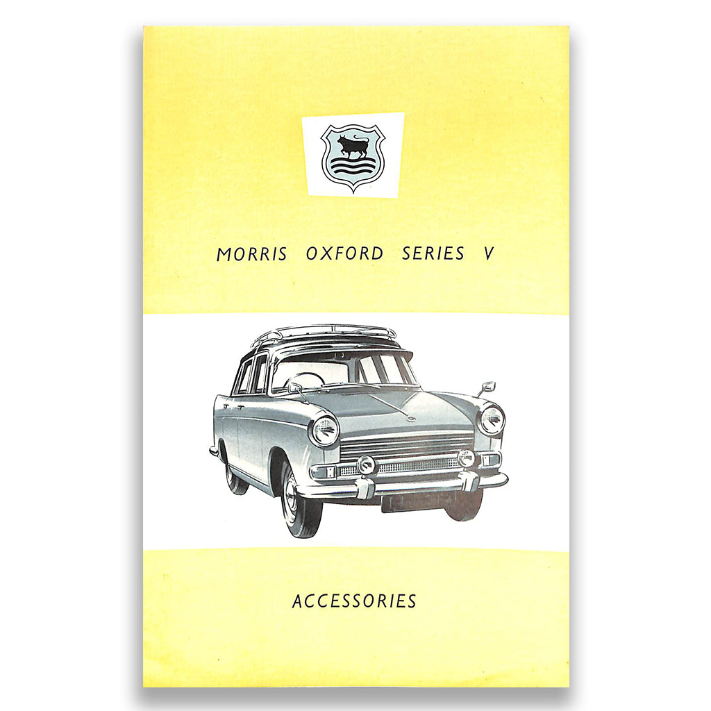 Morris Oxford Accessory Brochure #AKD1418 1960