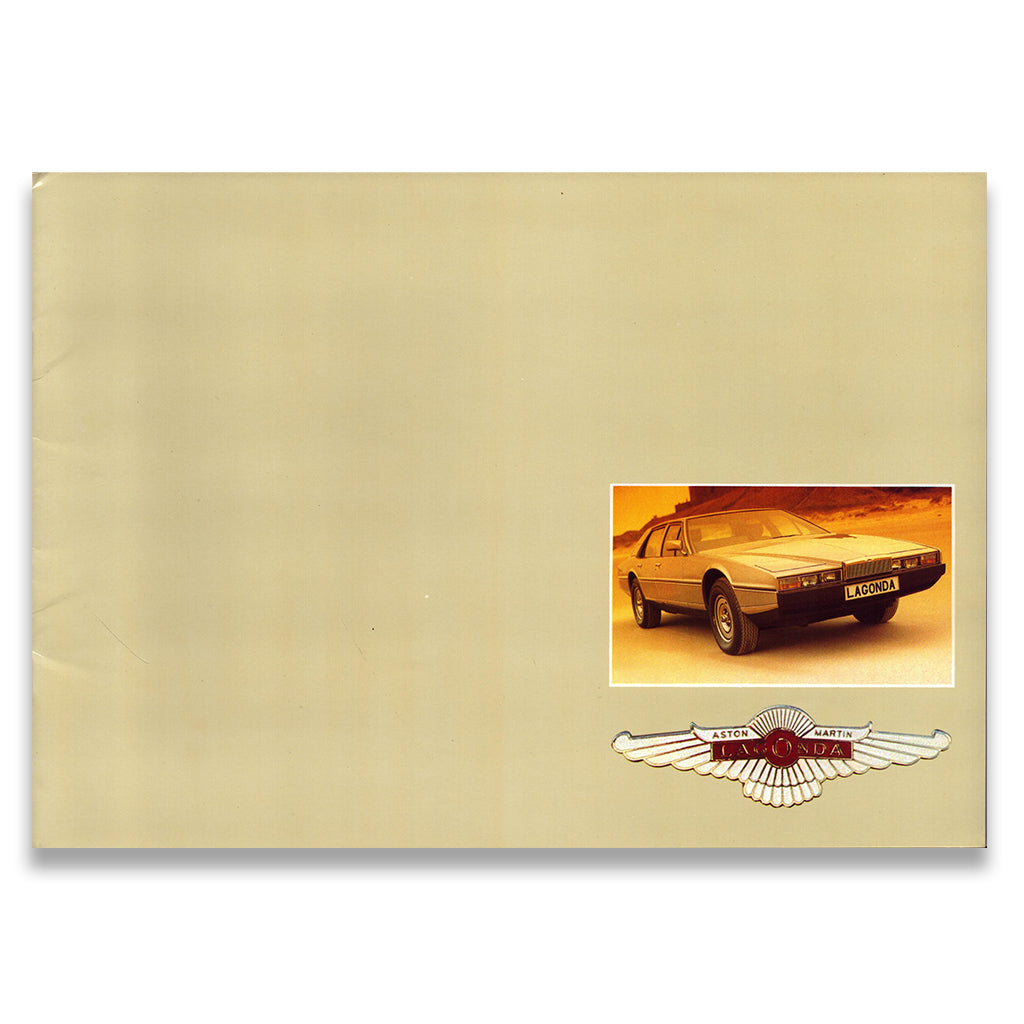 Aston Martin Lagonda Car Sales Brochure 1975