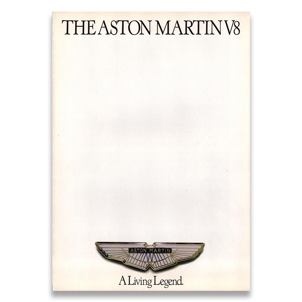 Aston Martin V8 Car Sales Brochure 1975