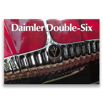 Daimler Double-Six Series 1 Foldout Brochure, #D672 1972