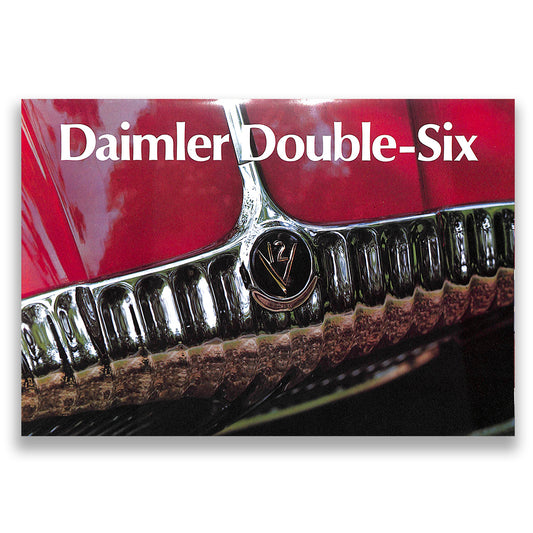 Daimler Double-Six Series 1 Foldout Brochure, #D672 1972