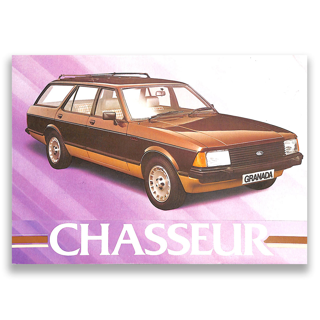 Ford Granada Chasseur Estate Car Sales Brochure #FA362 1980