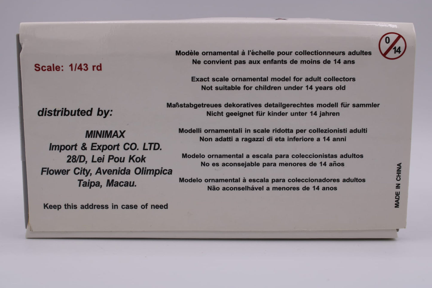 Ford GT40 MK I Prototype 1964 - Bizarre BZ268 - 1/43 Scale Model