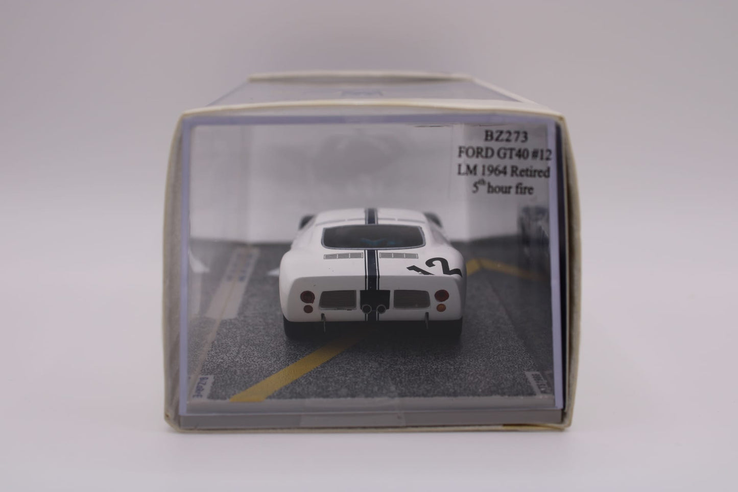 Ford GT40 LM #12 - Le Mans 1964 - Bizarre BZ273 - 1/43 Scale Model