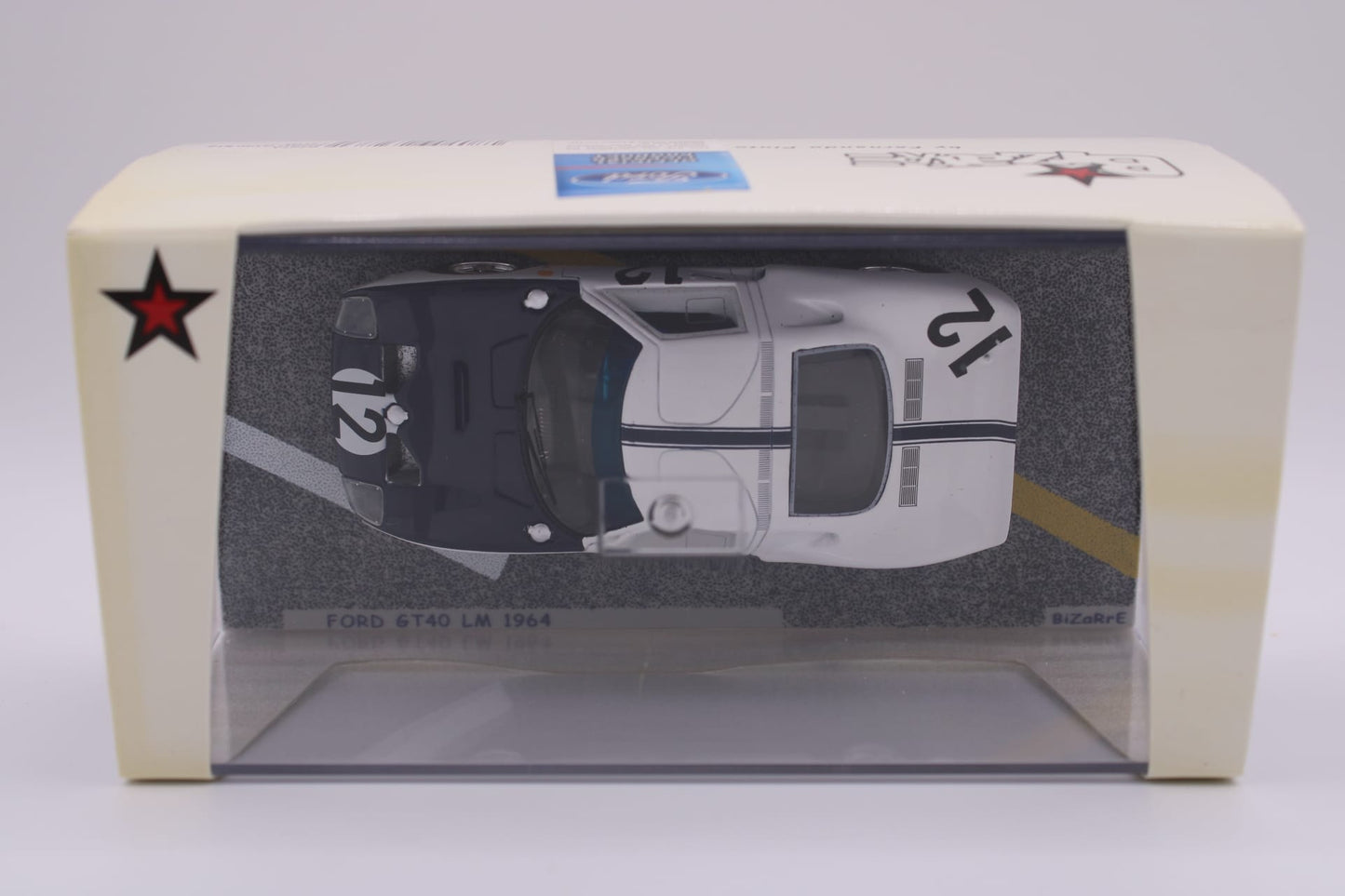 Ford GT40 LM #12 - Le Mans 1964 - Bizarre BZ273 - 1/43 Scale Model