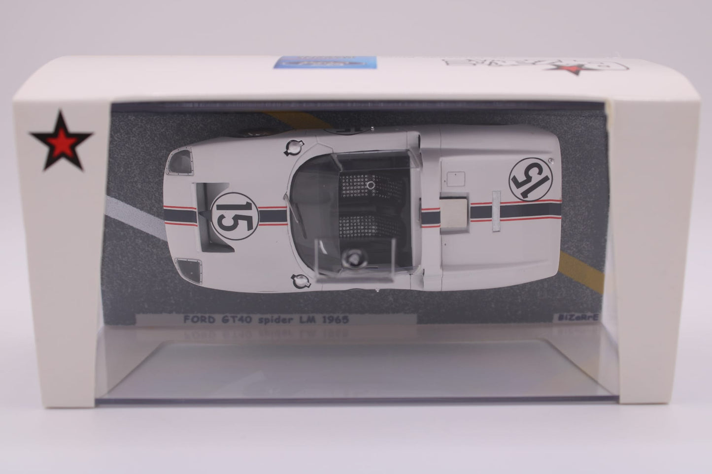 Ford GT40 Spider LM #15 - Le Mans 1965 - Bizarre BZ274 - 1/43 Scale Model