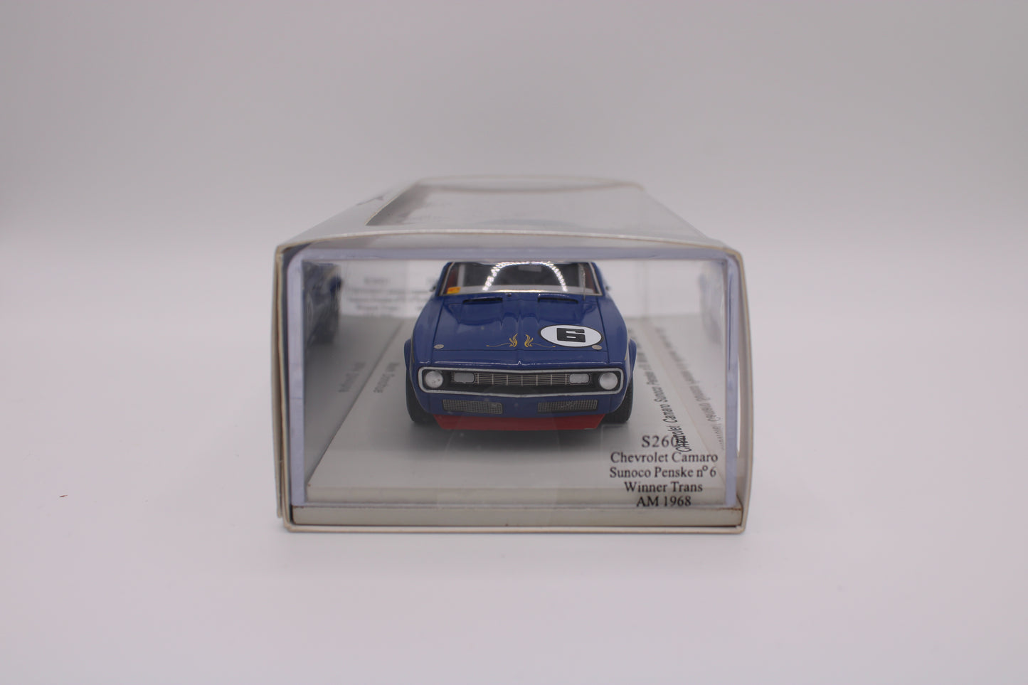Chevrolet Camaro Z28 Sunoco Penske #6 - Winner Trans Am 1968 - Spark S2601 - 1/43 Scale Model