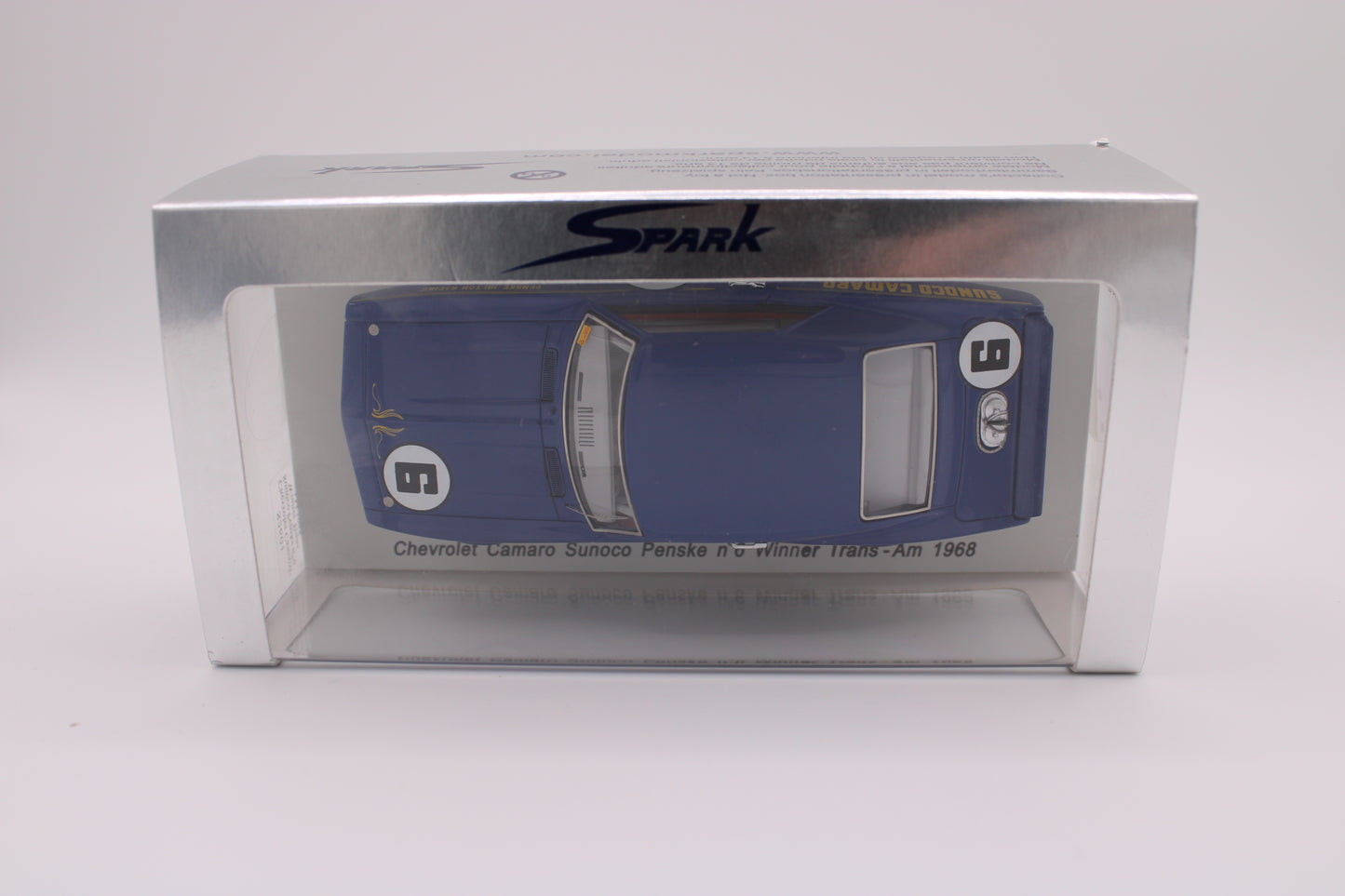Chevrolet Camaro Z28 Sunoco Penske #6 - Winner Trans Am 1968 - Spark S2601 - 1/43 Scale Model