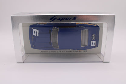 Chevrolet Camaro Z28 #6 - Winner Trans Am 1969 - Spark S2602 - 1/43 Scale Model