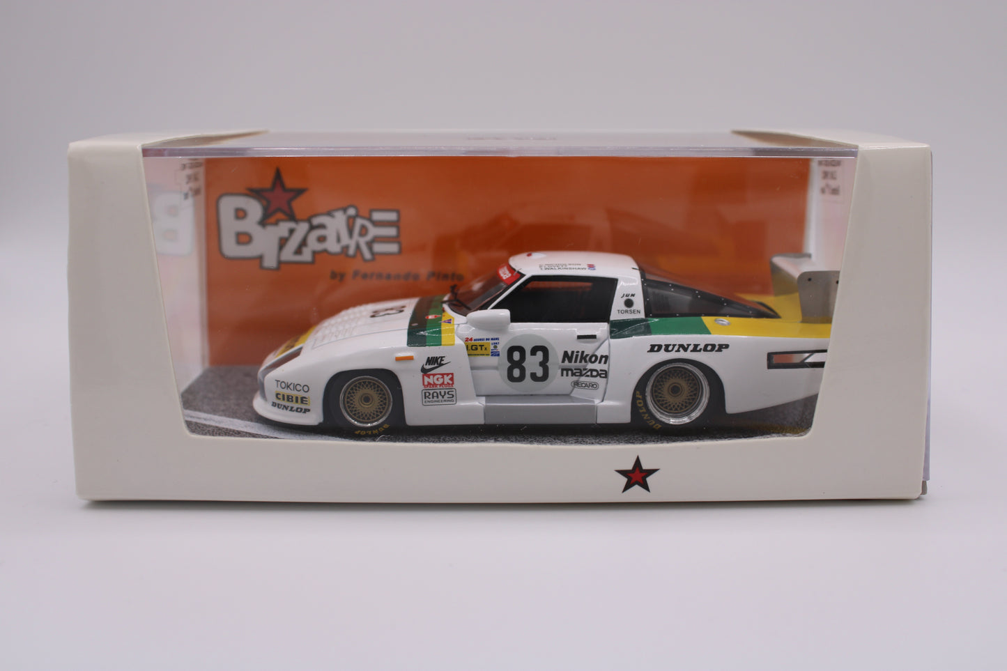 Mazda RX-7 254 #83 - Le Mans 1982 - Bizarre BZ317 - 1/43 Scale Model