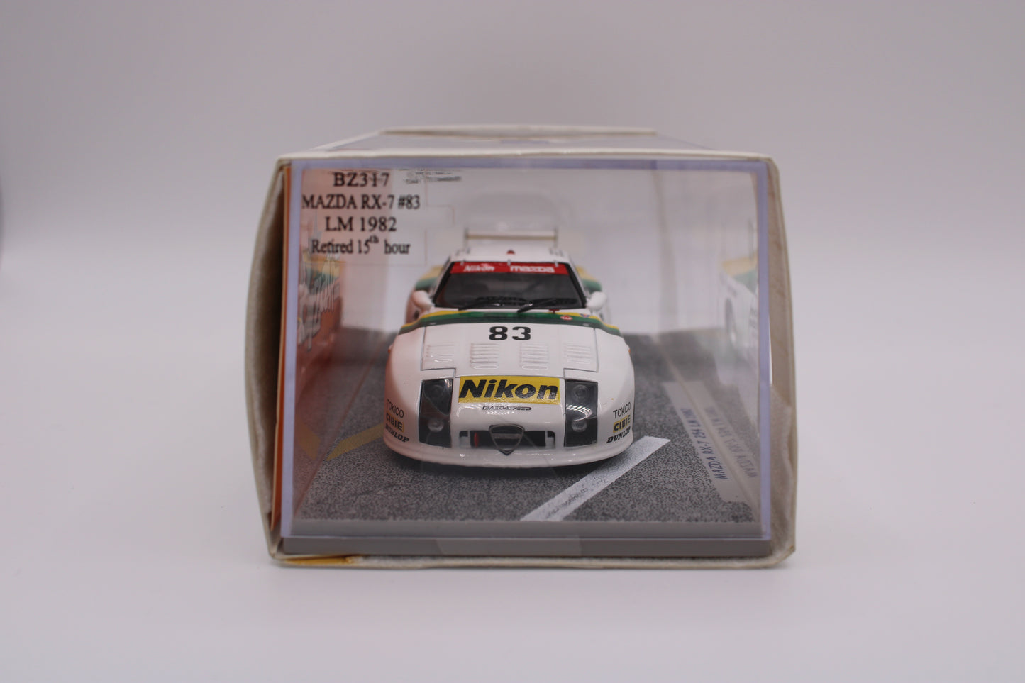 Mazda RX-7 254 #83 - Le Mans 1982 - Bizarre BZ317 - 1/43 Scale Model