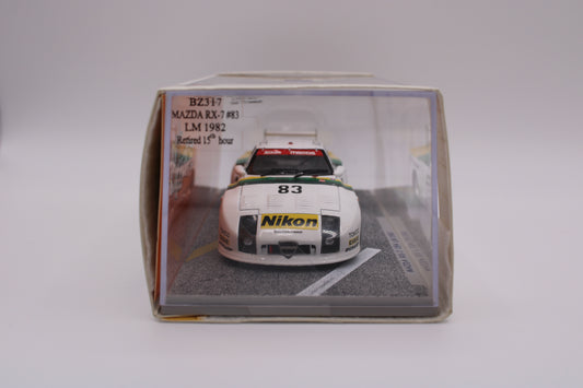 Mazda RX-7 254 #83 - Le Mans 1982 - Bizarre BZ317 - 1/43 Scale Model