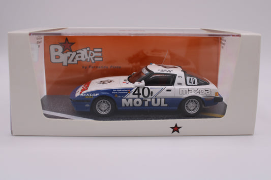 Mazda RX7 #40 - SPA 24 Hours 1981 Winner - Bizarre BZ429 - 1/43 Scale Model