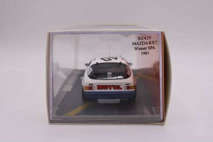 Mazda RX7 #40 - SPA 24 Hours 1981 Winner - Bizarre BZ429 - 1/43 Scale Model
