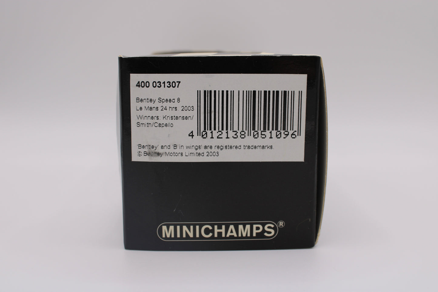 Bentley Speed 8 #7 - Le Mans Winner 2003 - Minichamps - 1/43 Scale Model