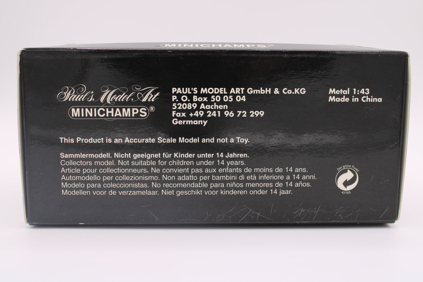 Bentley Speed 8 #7 - Le Mans Winner 2003 - Minichamps - 1/43 Scale Model