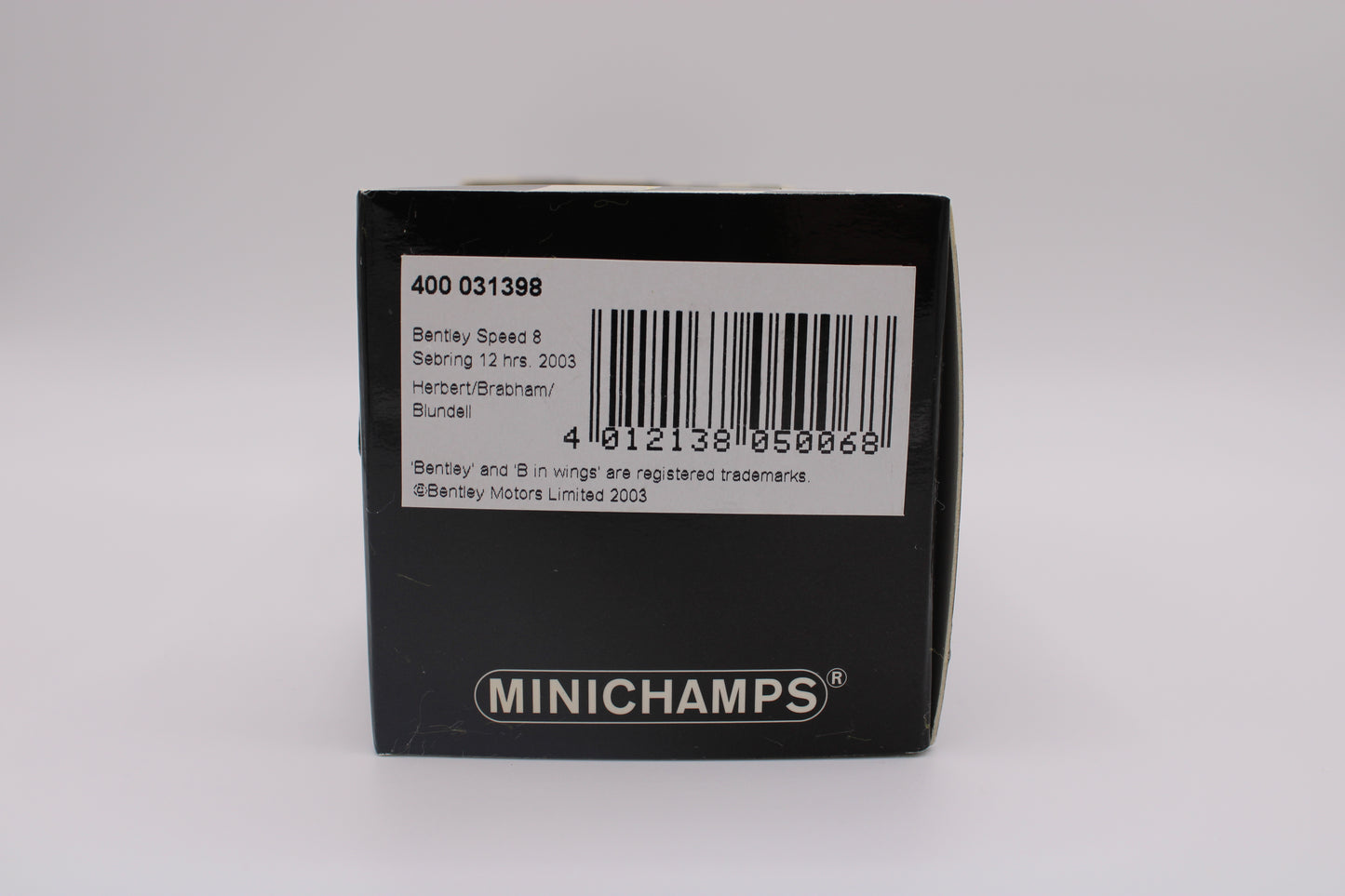Bentley Speed 8 #8 - Sebring 12 Hours 2003 - Minichamps - 1/43 Scale Model