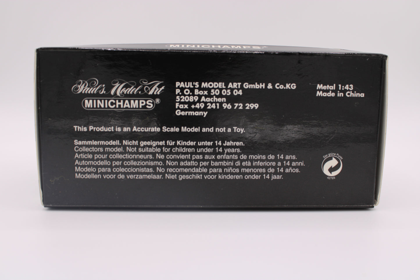 Bentley Speed 8 #8 - Sebring 12 Hours 2003 - Minichamps - 1/43 Scale Model