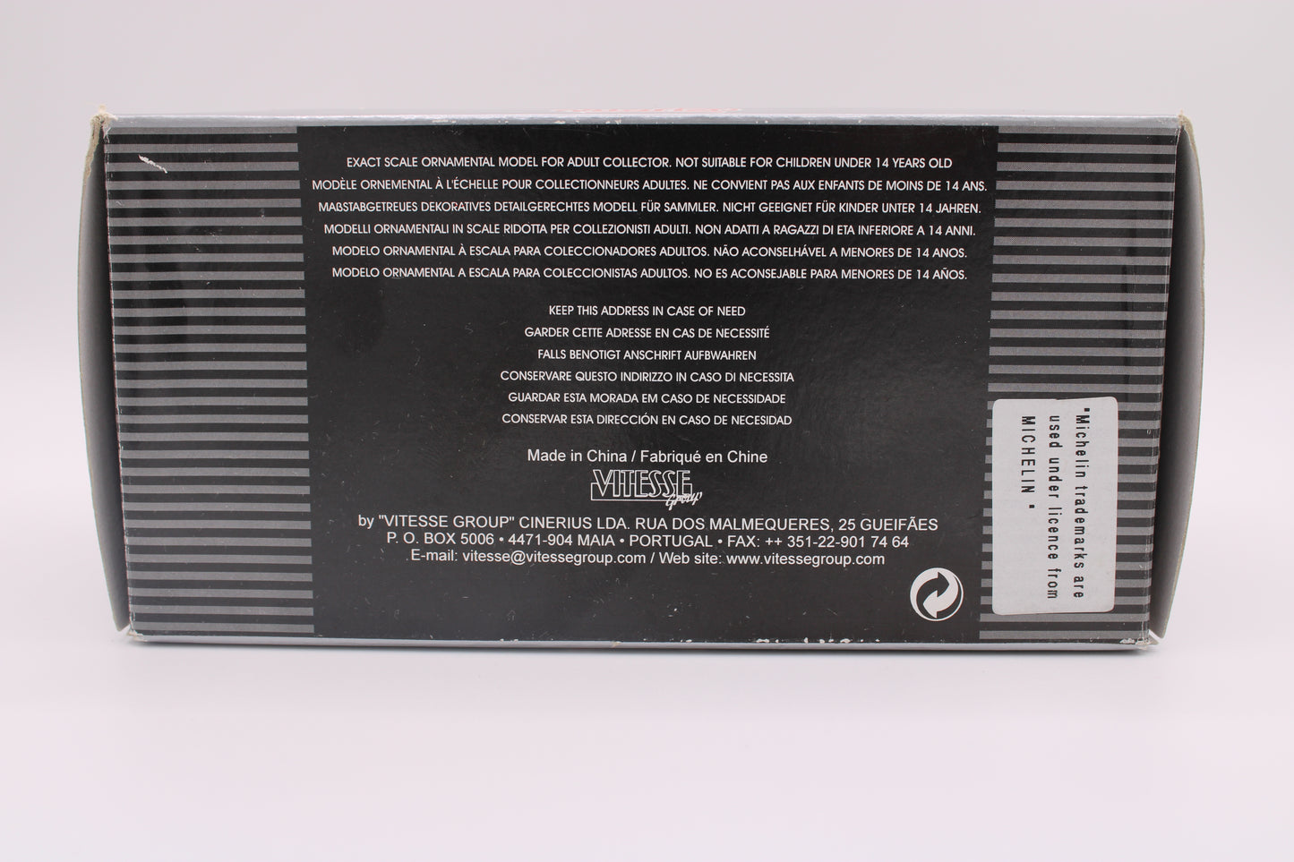 Peugeot 905 #6 - 24h Le Mans 1991 - Vitesse Quartzo - 1/43 Scale Model