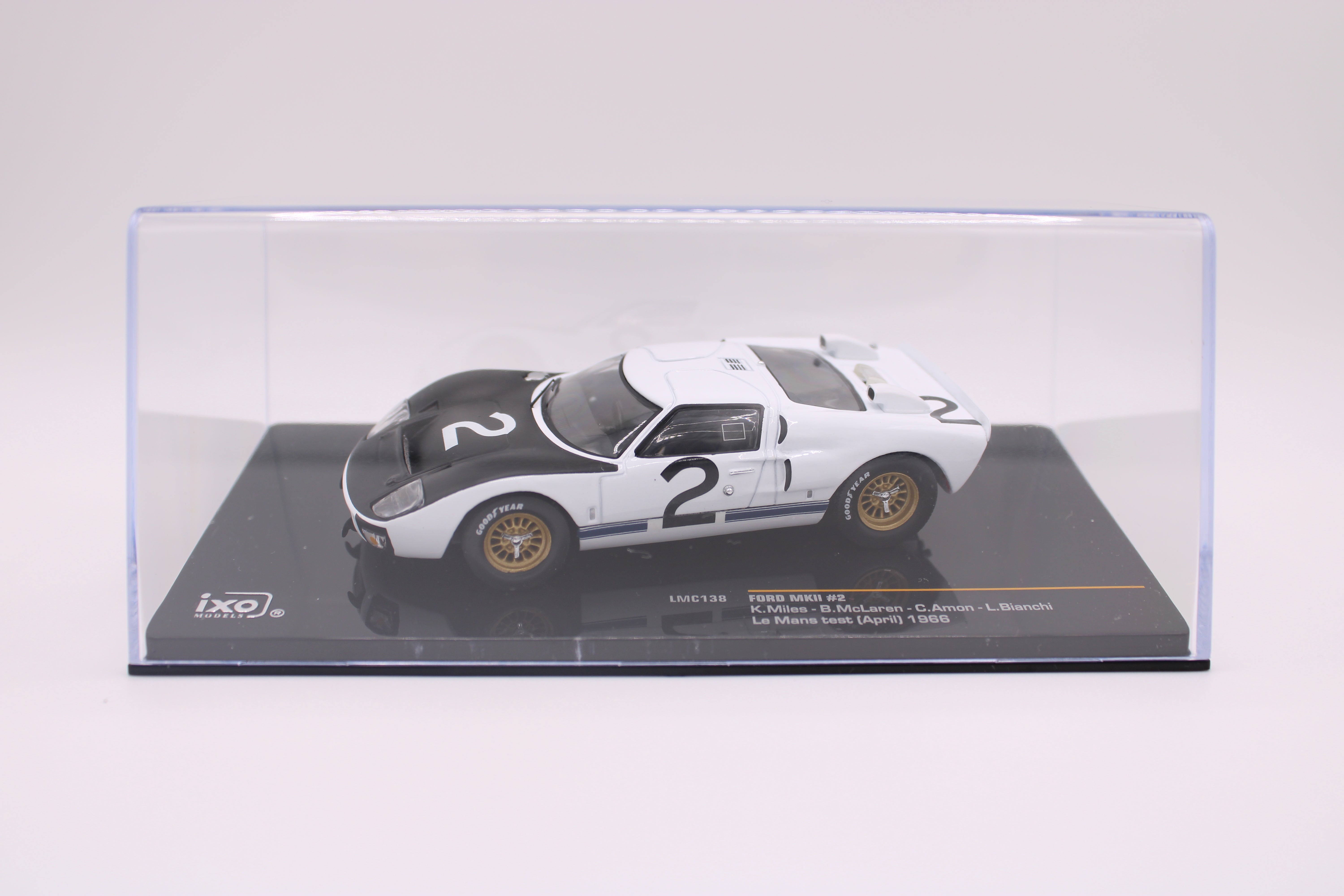 Ford GT40 MKII #2 - Le Mans Test 1966 - IXO LMC138 - 1/43 Scale