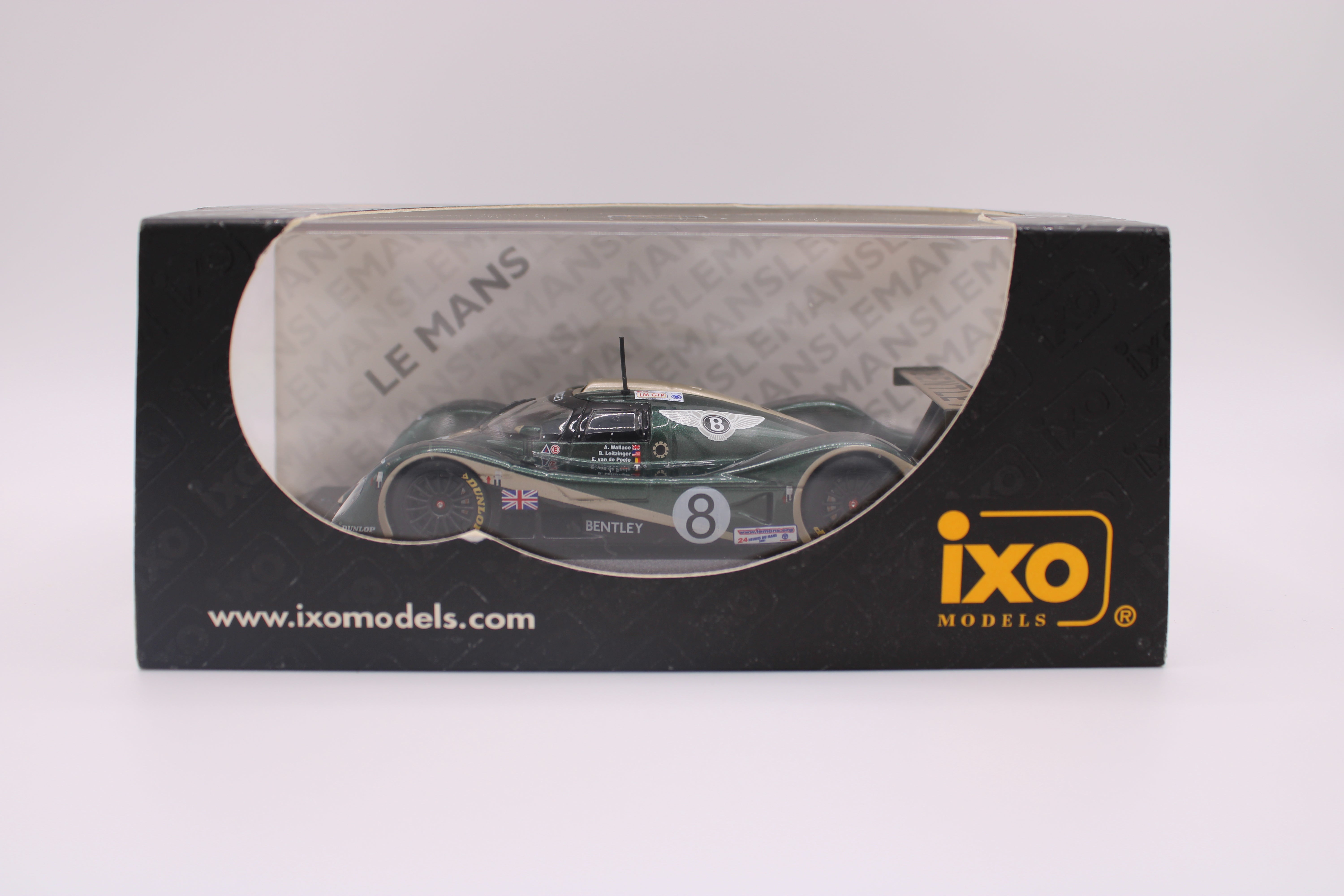 Bentley EXP Speed 8 #8 - Le Mans 2001 - IXO LMM030 - 1/43 Scale