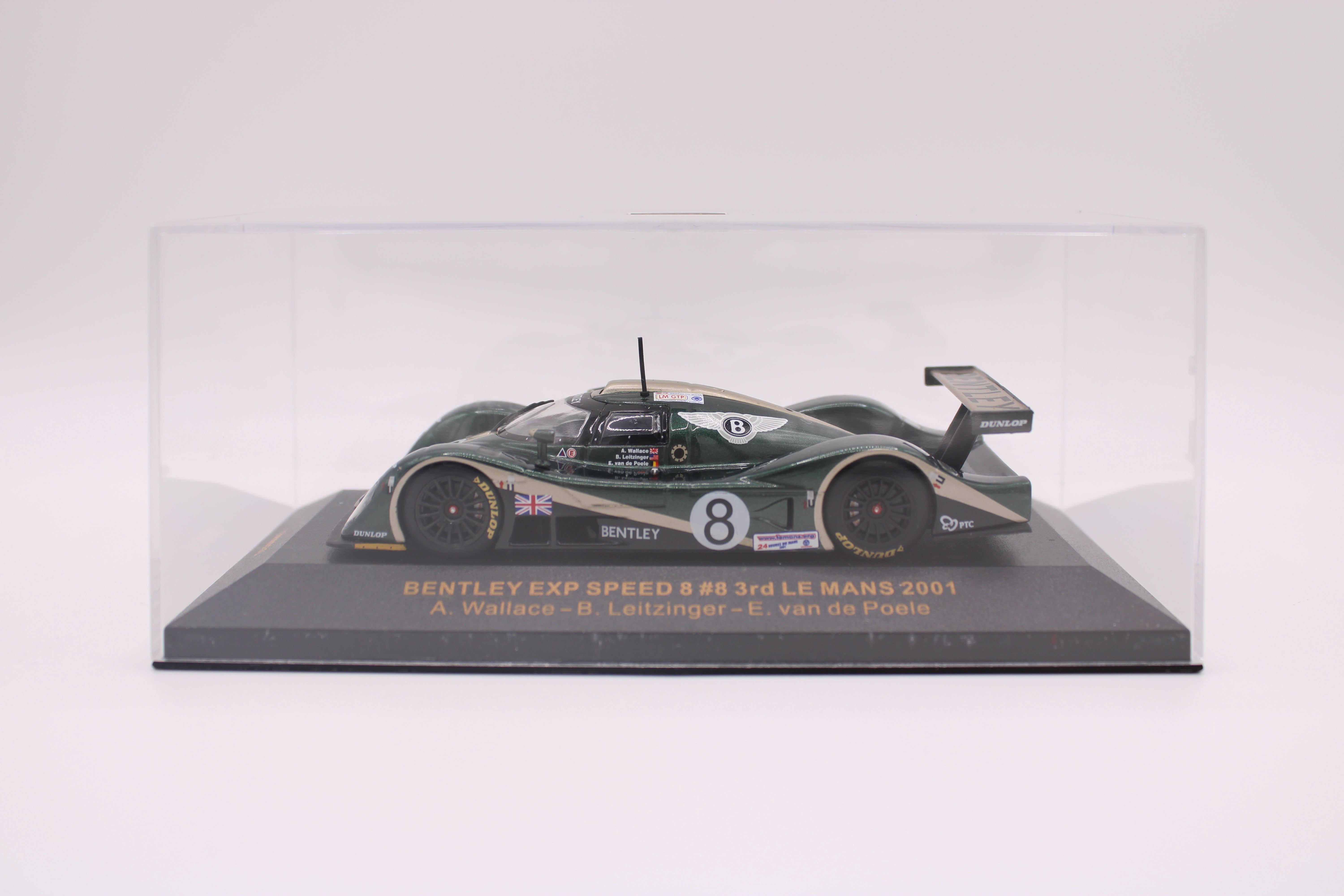 Bentley EXP Speed 8 #8 - Le Mans 2001 - IXO LMM030 - 1/43 Scale