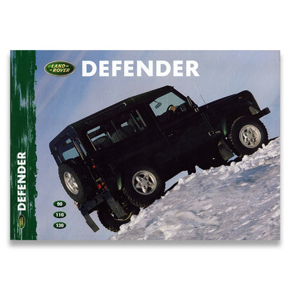 Land Rover Defender Car Sales Brochure Pack #LR005/99 1999