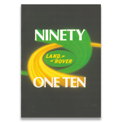 Land Rover 90 and 110 Car Sales Brochure #LR335 1984