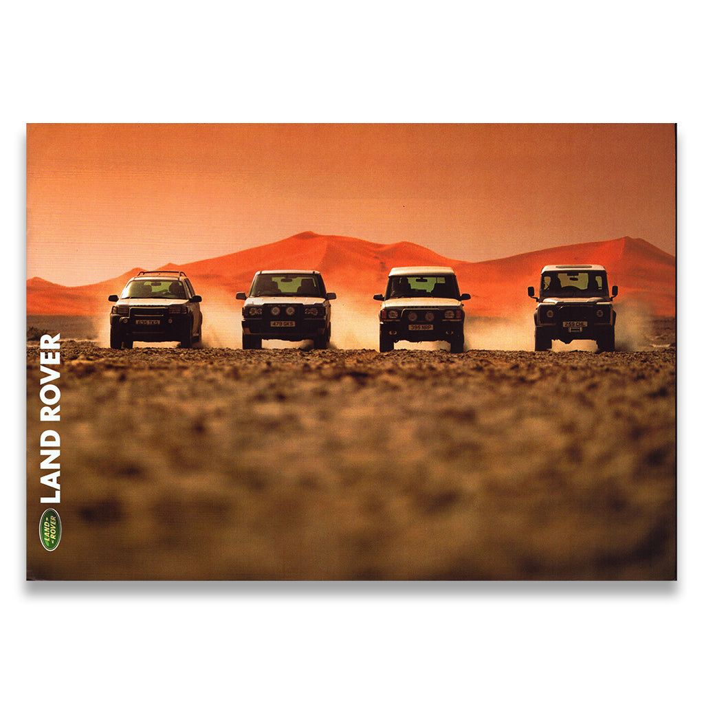 Land Rover Car Sales Brochure and Prices #LR/435/00 2000
