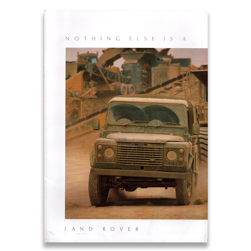 Land Rover Ninety & One Ten Range Sales Brochure 1989